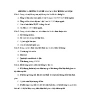 Đề cương môn nguyên lý thống kê - Trường Đại học lao động -  xã hội.