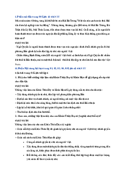 Giải sách giáo khoa môn Lịch sử 6 Bài 18 Bước ngoặt lịch sử đầu thế kỉ X | Kết nối tri thức