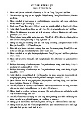 Chủ đề tiểu luận môn Lịch sử Đảng Cộng Sản Việt Nam | Trường Đại học Kinh doanh và Công nghệ Hà Nội