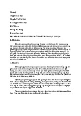 Phương pháp phân tích ngôn ngữ trong dạy học môn học sư phạm ngữ văn. Trường Đại học Sư phạm – Đại học Huế.