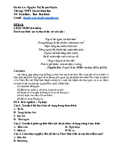 Đoạn Kiều chia tay Thúc Sinh - Cơ sở văn hóa Việt Nam | Đại học Công nghiệp Thành phố Hồ Chí Minh