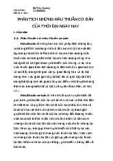 Phân tích những mâu thuẫn cơ bản của thời đại ngày nay - Giáo dục học | Trường Đại học Thủ đô Hà Nội