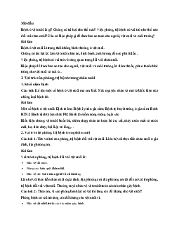 Công nghệ 11 Kết nối tri thức bài 11: Vai trò của phòng, trị bệnh trong chăn nuôi