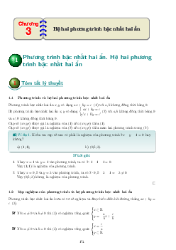 Các dạng bài tập hệ hai phương trình bậc nhất hai ẩn