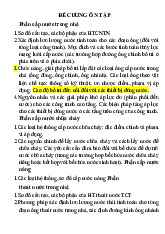 Đề cương ôn tập Môn Đồ án cấp thoát nước | Đại học Xây Dựng Hà Nội