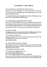 Câu hỏi bài tập  môn tài chính tiền tệ new đáp án | Học viện Nông nghiệp Việt Nam