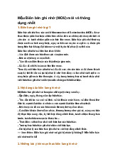 Mẫu Biên bản ghi nhớ (MOU) mới và thông dụng nhất