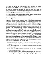 Bài kiểm tra luật thương mại | Trường Đại học Luật - Đại học Quốc gia Hà Nội