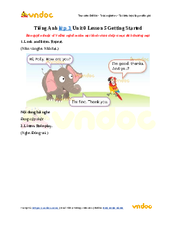 Giải Lesson 5 Unit 0 Getting Started Explore Our World 3 trang 10