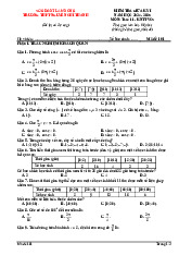 Đề giữa kỳ 1 Toán 11 KNTTVCS năm 2024 – 2025 trường THPT Nguyễn Chí Thanh – Lâm Đồng