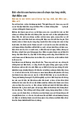 Bài văn tả con hươu cao cổ chọn lọc hay nhất, đạt điểm cao