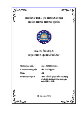 Tìm hiểu về quan điểm của Đảng về phát triển kinh tế tư nhân giai đoạn 2011 – 2021 | Bài thảo luận Lịch sử Đảng Cộng sản Việt Nam