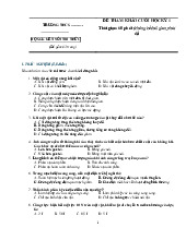 Đề thi học kỳ 1 môn Khoa học tự nhiên lớp 9 năm học 2024 - 2025 - Đề số 4 | Bộ sách Kết nối tri thức