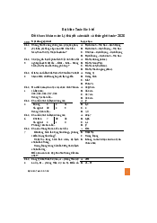 Đề tham khảo trắc nghiệm môn xác suất thống kê| Đại học Kinh tế Quốc Dân