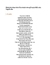 Phân tích đoạn trích Trao duyên trong Truyện Kiều của Nguyễn Du - Ngữ văn 10