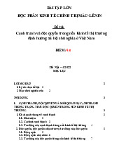 Cạnh tranh và độc quyền - Kinh tế Chính trị Mác-Lê Nin (KTCT01) | Đại học kinh tế quốc dân NEU