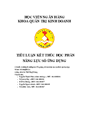 Chủ Đề: Ứng Dụng Trí Tuệ Nhân Tạo Vào Lĩnh Vực Học Tập | Năng Lực Số Ứng Dụng