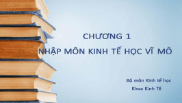 Silde bài giảng chương 1: Nhập môn kinh tế | Môn kinh tế vĩ mô