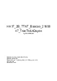 Bài tập các nhân ôn tập cuối kỳ môn công nghệ thông tin  | Đại học Hoa Sen