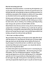 Bài tập Môi trường và phát triển- Phân tích năm lực lượng cạnh tranh | Đại học Nội Vụ Hà Nội