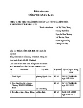 Nguồn lực văn hóa tỉnh Hòa Bình | Môn Tổng quan du lịch - Đại học Văn hóa Hà Nội