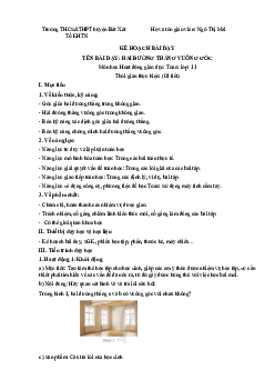 Bài 1: Hai đường thẳng vuông góc | Giáo án Toán 11 Cánh diều