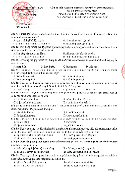 Đáp án Đề minh họa 2021 môn GDCD