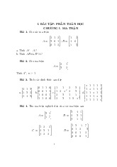 Bài tập ôn tập chương 1,2,3 môn Toán kinh tế