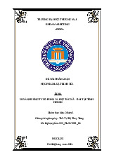 Thảo Luận So Sánh Công Ty và HTX | Bài thảo luận luật kinh tế