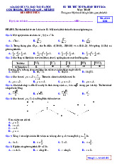 Đề thi thử TN THPT 2025 môn Toán cụm Sóc Sơn – Mê Linh – Hà Nội