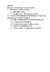 Tiểu luận Văn hóa học và văn hóa Việt Nam | Cơ sở văn hóa Việt Nam | Trường Đại học Công nghiệp Thành phố Hồ Chí Minh