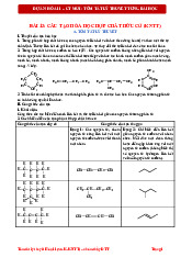Bài 13 Cấu tạo hóa học hợp chất hữu cơ - môn Hóa học 11
