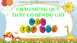 Giáo án điện tử Tiếng việt 1 bài 5 Chân trời sáng tạo: Bác trống trường