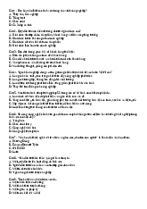 Đề thi gồm 100 câu trắc nghiệm môn Khởi nghiệp và văn hóa kinh doanh | Đại học Bách Khoa Hà Nội