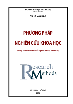 Giáo trình Phương pháp nghiên cứu khoa học | Trường Đại học Nha Trang