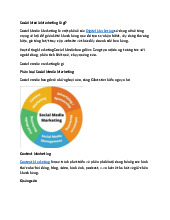 Social Media Marketing là gì? môn Marketing căn bản | Trường đại học Mở Hà Nội