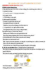 ĐỀ CƯƠNG ÔN TẬP GIỮA KÌ KINH TẾ VĨ MÔ - Môn Kinh tế vĩ mô - Đại Học Kinh Tế - Đại học Đà Nẵng