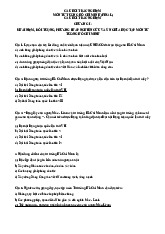 Bộ câu hỏi thi trắc nghiệm Môn Tư Tưởng Hồ Chí Minh | Trường Đại học Thương Mại