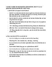 Kinh tế thị trường định hướng xã hội chủ ngĩa và quan hệ lợi ích kinh tế | Môn Kinh tế chính trị - Trường Đại học Luật Hà Nội