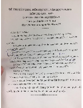 Đề thi cuối HKI học phần Luật biển năm 2024 - 2025 | Đại học Luật Thành phố Hồ Chí Minh