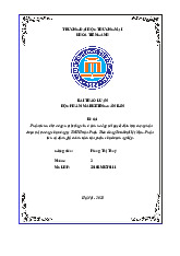 Phân tích môi trường marketing vi mô ảnh hưởng tới quyết định lựa chọn phân đoạn thị trường của Công ty TNHH Sản Phẩm Tiêu dùng Toshiba Việt Nam | Bài thảo luận marketing căn bản