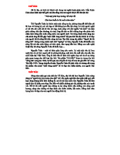 Phân Tích Tác Phẩm "Người Lái Đò Sông Đà" - Mở Bài và Kết Bài