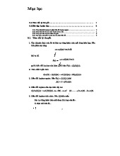 Bài tập Biến đổi Laplace - Lý thuyết & Ví dụ (Môn Toán)