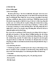 Tóm tắt Kế hoạch kinh doanh - Quản trị kinh doanh | Trường Đại học Tài nguyên và Môi trường Hà Nội
