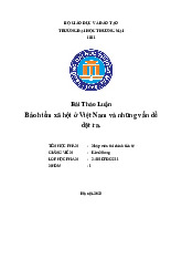 Bảo hiểm xã hội ở Việt Nam và những vấn đề đặt ra | Bài thảo luận tài chính tiền tệ