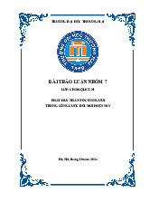 Nhân tố con người trong quá trình phát triển kinh tế - xã hội | Bài thảo luận triết học Mác Lênin