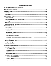 Vở ghi chép Giao dịch thương mại quốc tế | Trường Đại học Ngoại Thương