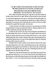 Giá trị văn hóa với nền xây dựng văn hóa Việt Nam tiên tiến, đậm đà bản sắc dân tộc | Tiểu luận môn Cơ sở Văn hóa Việt Nam |  Trường Đại học Ngoại ngữ- Đại học Quốc gia Hà Nội