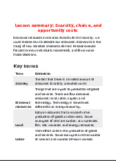 Lesson on Scarcity, Choice & Opportunity Costs | Microeconomics | Trường Đại học Quốc tế, Đại học Quốc gia Thành phố Hồ Chí Minh