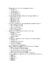 Tuyển chọn câu hỏi môn Giải Phẫu học / Trường Đại học Y dược Thành phố Hồ Chí Minh